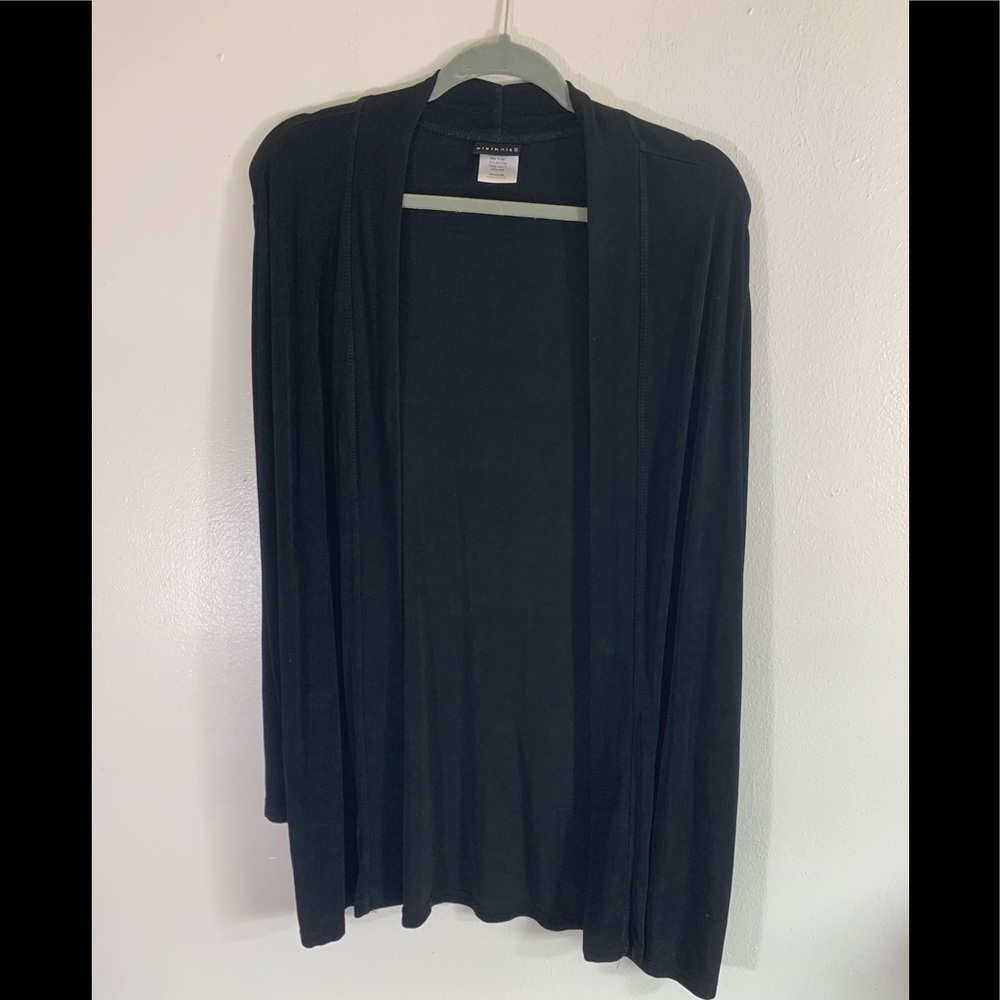 Citiknit two price tank and cover up,black, size medium